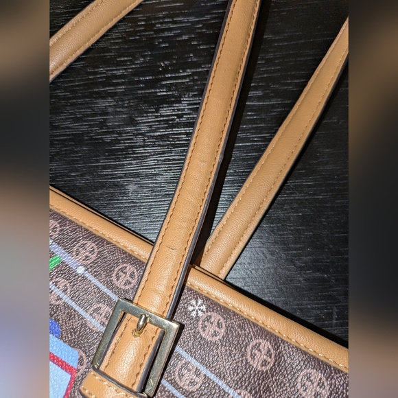 Giani Bernini Holiday Tote Purse Bears Sling GUC - Picture 14 of 16